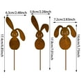 thumbnail image 2 of Binwennn Metal Holder for Phone Outdoor Garden Decoration Metal Rusting Animal Decoration Garden Pile Spring Decoration Courtyard Art Welcome Sign Outdoor, 2 of 7