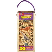 T.S. Shure Dinosaurs Wooden Magnets MagnaFun Set, 20 Pieces