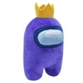 thumbnail image 2 of Among Us 6" Plush - Purple with Crown, 2 of 4