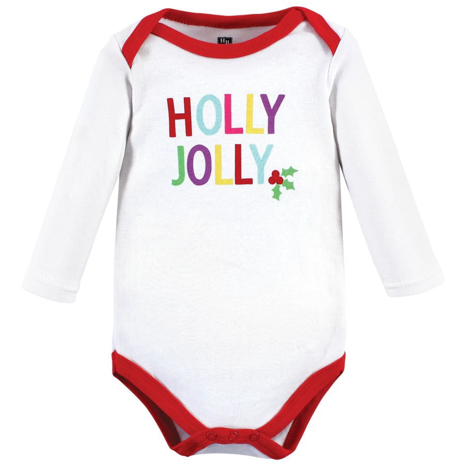 Hudson Baby Cotton Long-Sleeve Bodysuits, 3-Pack, Newborn- 24 Months