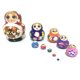 thumbnail image 4 of 5 capas niñas patrón tilo ruso anidamiento Matryoshka muñecas juguetes (D) Ndcxsfigh Nuevos Originales, 4 of 7