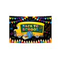 thumbnail image 1 of Fondo de tela para la temporada de regreso a clases, decoración para fiestas en el campus, hogar y al aire libre, decoraciones para fiestas temáticas de regreso a clases, 70,9 x 45,3 pulgadas, 1 of 5