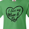thumbnail image 4 of Inktastic I Love My Mom and Dad in Black Chalk Heart Youth T-Shirt, 4 of 5