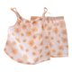 thumbnail image 1 of Odeerbi 1-12 Años Niñas Conjuntos de Verano Camisola Floral de Algodón Tops Shorts Two-Pijamas Acondicionados Para El Hogar, 1 of 3