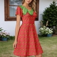thumbnail image 2 of YAYUBA Summer Dresses for Women Fun Fruit Outfit 2026 Short Sleeve Casual Floral Tiered Swing Vacation Mini Dress, 2 of 6