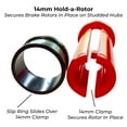 thumbnail image 3 of Hold-A-Rotor™ Brake Rotor Securing Tool for 12mm & 14mm Studded Hubs - Hands-Free Rotor Lock, Oil & Grease Resistant ABS C9, 3 of 3