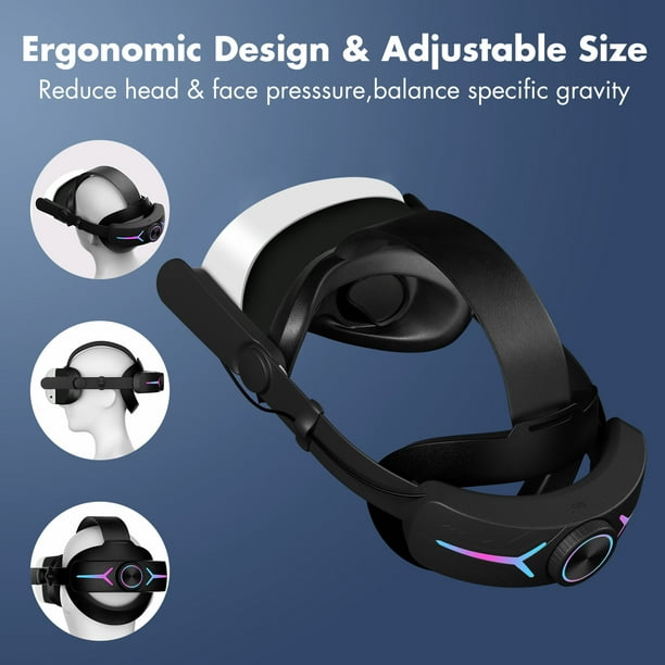 8000mAh Elite Battery Head Strap for Meta Quest 3 - Enhanced