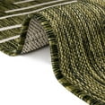 thumbnail image 5 of Unique Loom Outdoor Modern Collection Area Rug - Tambor (9' 10" x 13' Rectangle Green/Ivory), 5 of 10
