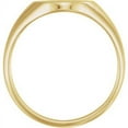 thumbnail image 2 of FB Jewels 14K Yellow Gold 11x9.5mm Men's Oval Signet Ring, 2 of 2