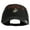 Black, variant on US Marine Semper Fidelis Design Embroidered Washed Solid Pigment Dyed Cotton Twill Brass Buckle Cap - Black OSFM