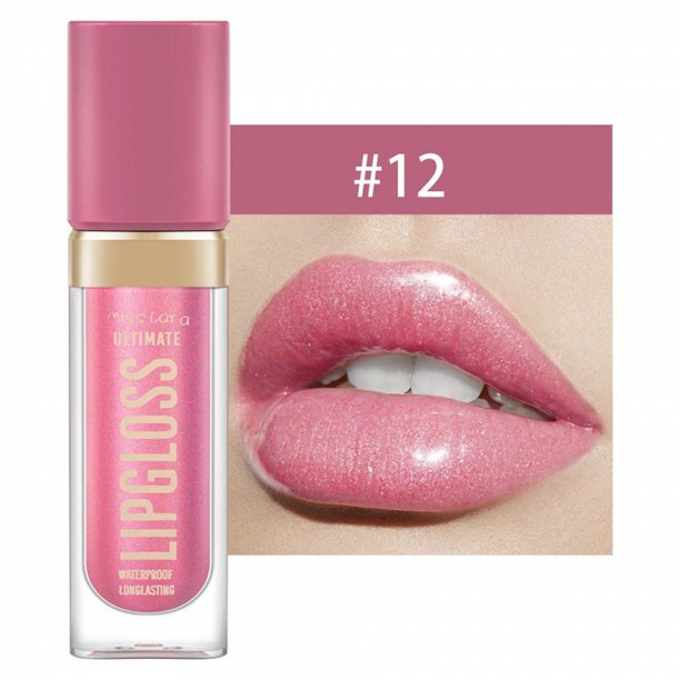 Lápiz labial para mujer, tinte labial, brillo labial hidratante y brillo labial con efecto fino y duradero que no se desvanece.