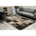 thumbnail image 4 of 3â€™ x 8â€™ Beige and Brown Geometric Runner Rug, 4 of 10