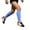 Adult-Light Blue, variant on Ticikt Children's Stress Socks Protective Leg Guards Sweat Absorbing for Sports 9-18 Years,Orange