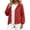 Red, variant on GigrtiJin Zip up Hoodie Jackets for Women Loose Casual Thin Jackets Solid Color Lightweight Outdoor Jogger Hiking Jackets