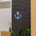 thumbnail image 5 of COOPHYA 1Pcs Decorative Anchor Iron Wall Pendant Sky-Blue for Beach Theme Bedroom, 5 of 6