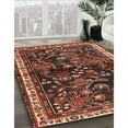 thumbnail image 3 of Ahgly Company Machine Washable Indoor Rectangle Traditional Rust Pink Area Rugs, 7' x 10', 3 of 7
