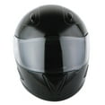 thumbnail image 6 of 1Storm Motorcycle Bike Full Face Helmet HB75 Horn Wing as Bonus Glossy Black, 6 of 10