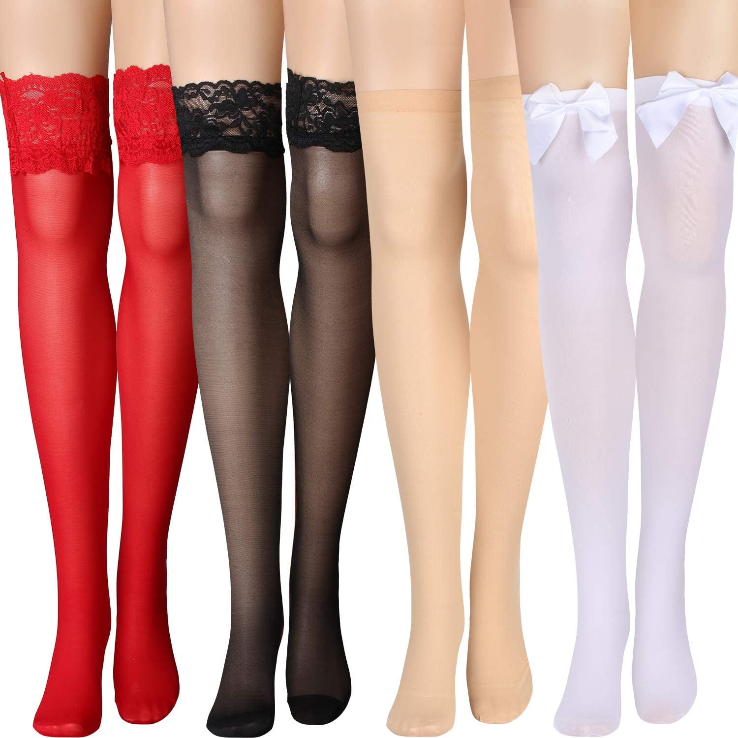  Thigh High Stockings for Women Panties Suspender Women's Sexy  Sexy Stockings Silk Socks Superwoman (G-3, One Size) : Clothing, Shoes &  Jewelry