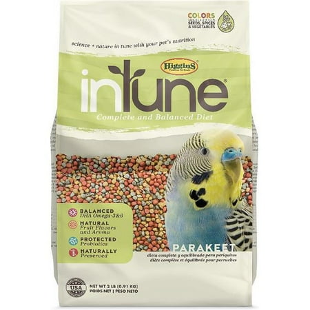 Higgins Premium Pet Foods HS30246 18 lbs Intune Complete & Balanced Diet for Parakeet