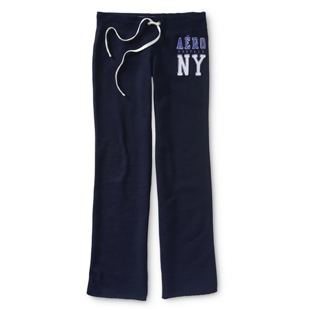 Aeropostale Womens Classic NY Athletic Sweatpants, Azul, Small Aeropostale Pantalones deportivos