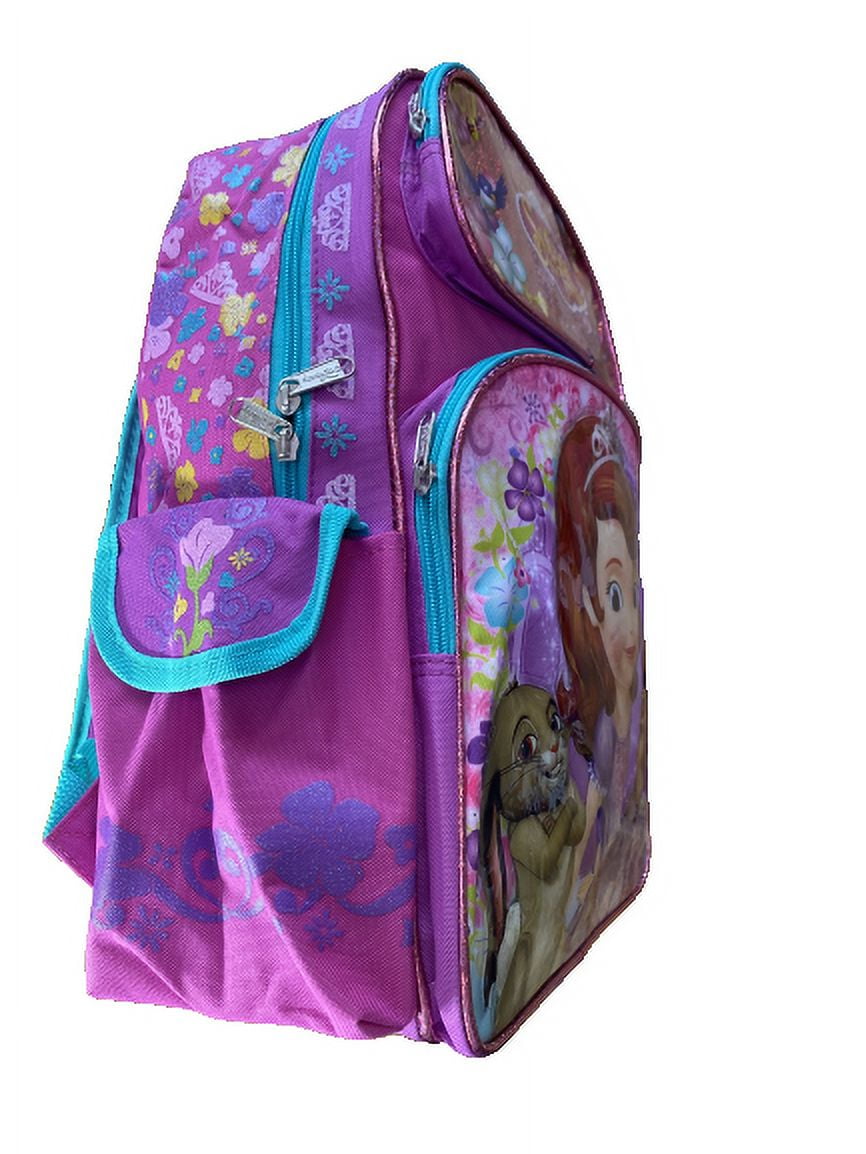 Sofia The First Deluxe 12" Toddler Size Backpack