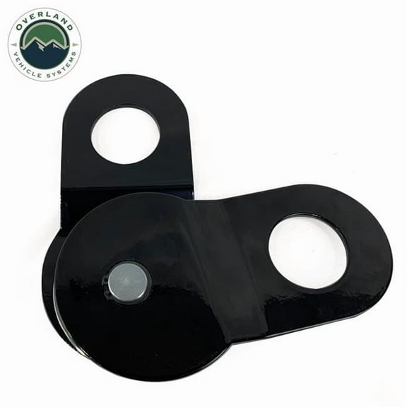 Overland VCL 19139805 2 in. Dia. Standard Universal Snatch Block, Black Matte