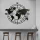 thumbnail image 3 of Cuadro Decorativo de Metal con Diseño mundo brujula Extra grande, 3 of 4