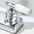 thumbnail image 5 of Chrome High Arc Kitchen Faucet 8 inch Centerset 3 Hole 2 Handle Sink Mixer Taps, 5 of 11