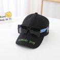 thumbnail image 1 of Gorra de verano para niños, gafas de sol medio vacías para niños, gorra moderna y elegante, gorra de béisbol con cola de caballo para niñas, 1 of 6