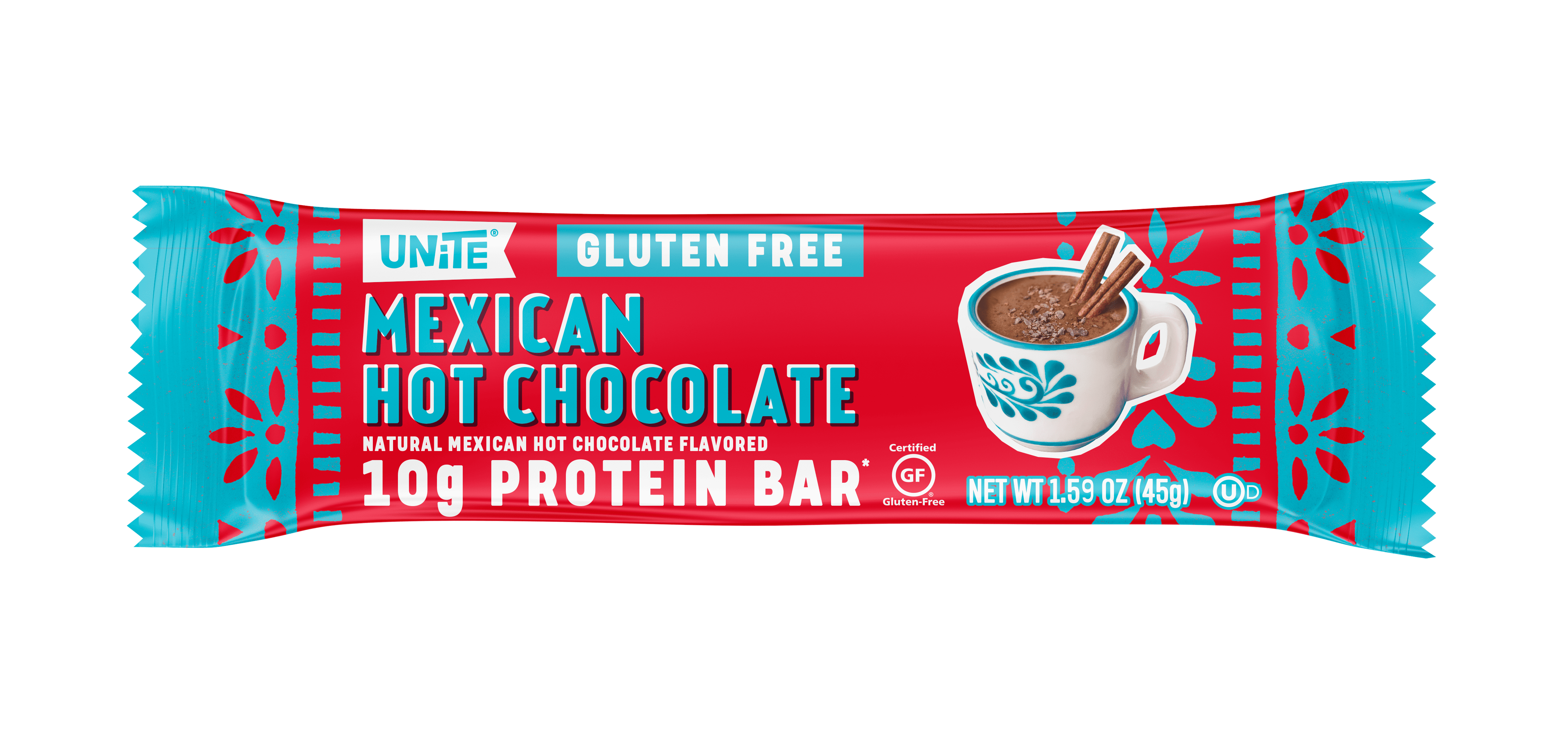 Unite Food High-Protein Bar, Mexican Hot Chocolate Flavor, 12 Ct, 1.58 oz