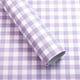 thumbnail image 1 of Zhuge Flores, regalos, papel para envolver regalos, papel para envolver regalos a cuadros resistente al agua (morado), 1 of 5