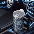 thumbnail image 6 of OBREWU Pioneer Flower Tumbler with Handle and Lid,40oz Pioneer Flower Double Wall Vacuum Insulated Tumbler,Pioneer Flower Cups Gift for Women and Men, 6 of 7