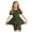 Army Green, variant on Toddler Kids Girls Two Piece Set, Cute Solid Color Loose Soft Short Sleeve Dress Long Tops Yoga Leggings Shorts Suit Pant Sets for Women Dressy Green 10Y