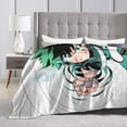 thumbnail image 6 of My Hero Academia Blanket, Anime Throw Blanket For Couch Sofa Bed, Soft Cozy Lightweight Warm Flannel Blanket, Home Decor, Anime Gifts For Boys Girls Kids Teens, 60"X50", 6 of 9