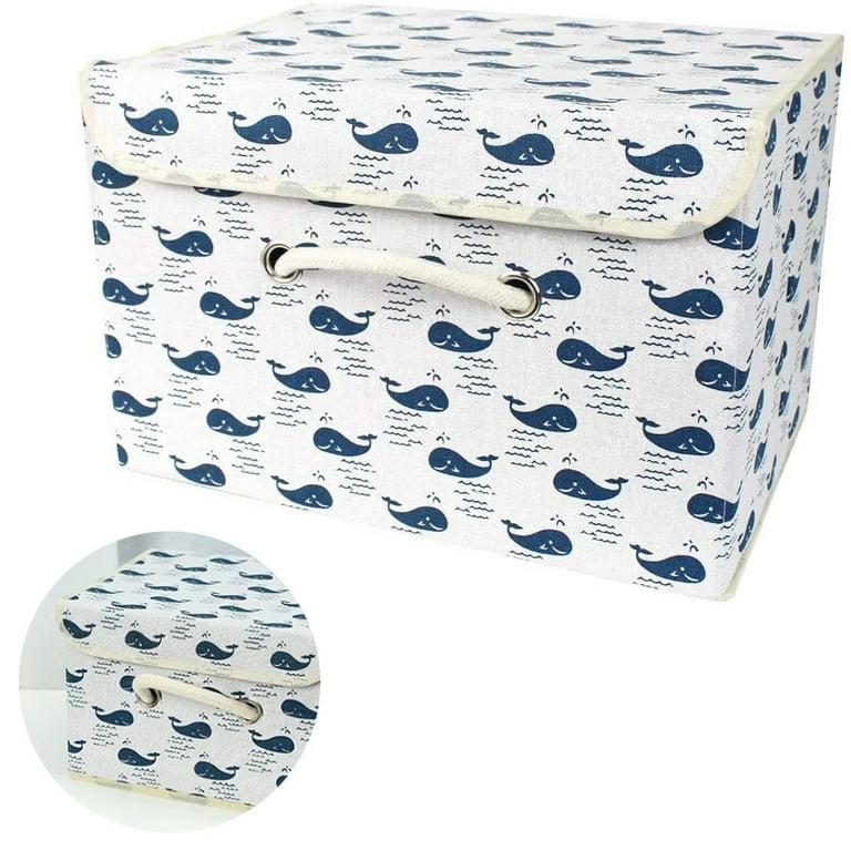 Fabric Underwear Storage Box With Lid, Foldable Storage Bins, Clothing  Storage Container - Temu