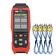 thumbnail image 1 of higrotermógrafo TASI TA612C Termómetro termopar tipo K/J de 4 canales -200~1372℃/ -328~2501℉ Medidor de temperatura LCD digital portátil 5000 Grupos Almacenamiento de datos con carga de datos USB y TASI higrotermógrafo, 1 of 7