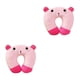 thumbnail image 3 of Yuarrent Almohadas para viajar, suaves y de apoyo, en forma de U para un viaje reparador, almohadas en forma de U para dormir, oso rosa, 26*30cm oso rosa 26*30cm 2Conjunto, 3 of 6
