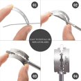 thumbnail image 4 of Zomine 22 Pack Hand Crafted Bread Lame with 10 Blades Included,Premium Bread Lame Dough Scoring Tool with Protective Cover, 4 of 7