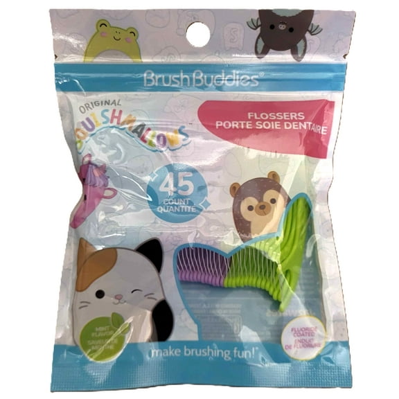 Brush Buddies Squishmallow Flossers 45 count