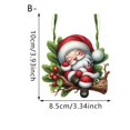 thumbnail image 3 of Xihbxyly Pegatinas de Papá Noel, Pvc Duradero, Fácil de Aplicar, Decoración Navideña para Pared, Ideal para Fiestas, Dos Tamaños Disponibles: 10 X 8 Cm y 10 X 8,5 Cm., 3 of 5