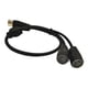 thumbnail image 3 of Bearachild MIDI 5 Pin Male to 2 Din-5 Converter Cable Female for MIDI Keyboard Piano Cables de audio/vídeo, 3 of 5