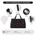 thumbnail image 4 of Disketp Heart and Stars Bolsa de Viaje Tipo Duffle, Bolso de Mano para Fin de Semana para Mujer, Bolsa de Gimnasio Ligera para Hombre, Esencial para Viajes, 4 of 7