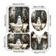 thumbnail image 5 of Cortina Ducha Lindo Dibujos Animados Fantasmas Set Halloween Lavible Baño Poliéster Tela Espeluznante Con Ganchos para Decoraciones, 5 of 9
