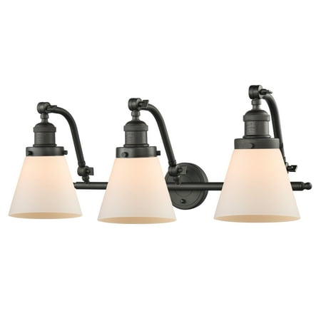 

Innovations Lighting 515-3W Small Cone Small Cone 3 Light 28 Wide Bathroom Vanity Light -