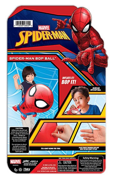 Ja-Ru Marvel Avengers Bop Punch Ball -Styles Vary-Sold Separately 1 Piece Novelty Toy for Child and Teen