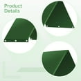 thumbnail image 3 of Outdoor Swing Canopy Replacement Top, Green Rectangular Swing Roof, 52 x 90 in, 3 of 5