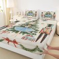 thumbnail image 3 of Manfei Xmas Nutcracker 4pcs Bed Sheets for Teens Boys Girls,Merry Christmas King Sheets,Ballet Girl Super Cozy Sheet Set,Breathable Home Decor, 3 of 7