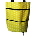 thumbnail image 3 of Uanit Foldable Wheeled Shopping Bag Trolley With Wheels Portable Cart Reusable Grocery Bag, 3 of 3