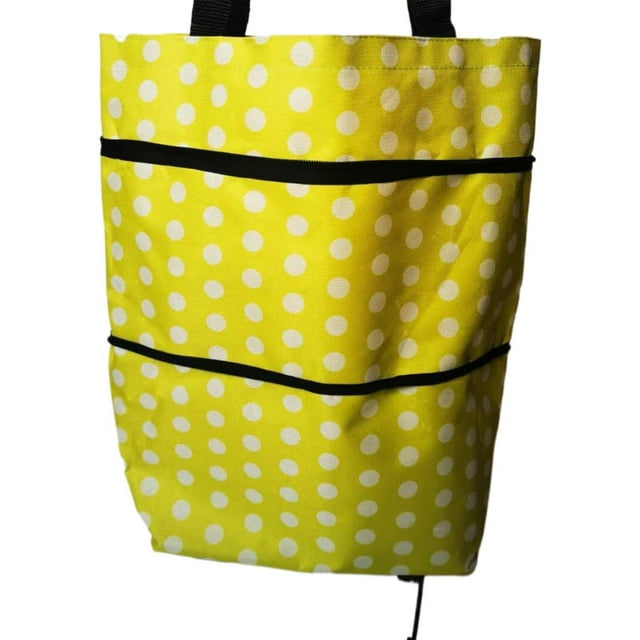 Cqxid Sacs pour Visage et Rangement à Moins de 10 $ Sac Chariot Pliable avec Roues Sac de Magasinage Pliable Chariot de Magasinage Portable Sac de Magasinage Réutilisable Sac d'Épicerie avec Roues Sac Chariot de Magasinage