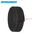 thumbnail image 2 of Uxcell Polyester Taekwondo Colored Ranking Belt For Practitioners Black 1.57"x9.2', 2 of 5